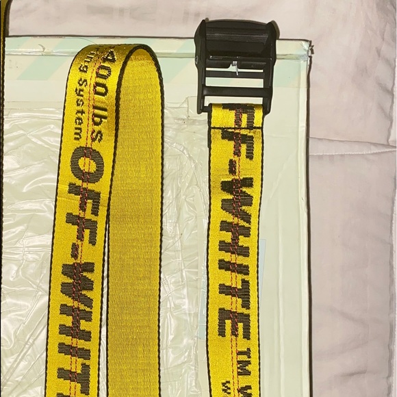 COPY - OFF-WHITE industrial belt Yellow/Black main image 5